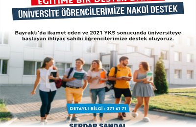 Başkan Sandal: Öğrencilerimiz yalnız değil